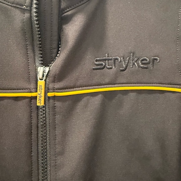 NWOT Stryker Vest Size Small. Black with yellow trim. - Picture 2 of 6